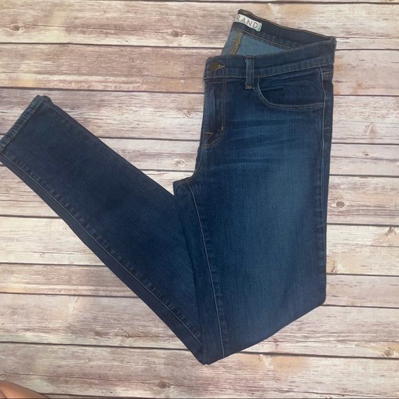 J Brand Veruca High Rise Dark Wash Denim - Picture 3 of 6